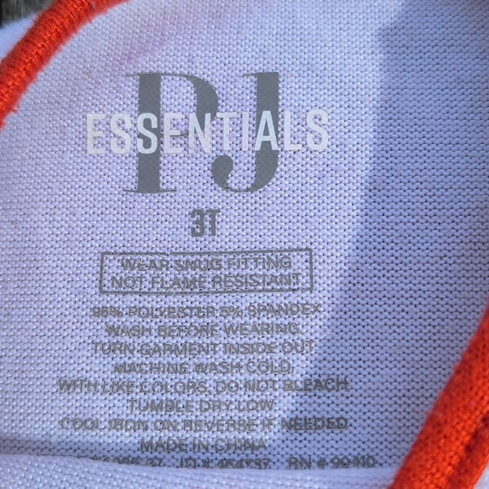 PJ Essentials 3T Girls Pink Reindeer Christmas Long Sleeve Pajama Set - Picture 4 of 8